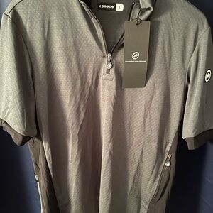 Dark Green Mens Assos Cycling Jersey